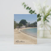 Carte Postale plage de sable de roatán (Debout devant)