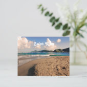 Carte Postale Plage de Saint-Kitts (Debout devant)