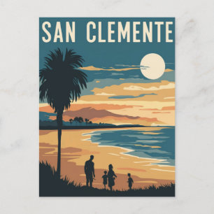 Carte Postale Plage de San Clemente, Californie