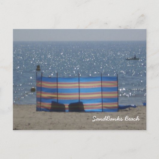 Carte Postale Plage de SandBanks (Devant)