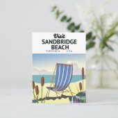 Carte Postale Plage de Sandbridge Virginie États-Unis, (Debout devant)