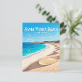 Carte Postale Plage de Santa Monica Cap-Vert (Debout devant)