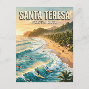 Carte Postale Plage de Santa Teresa Costa Rica