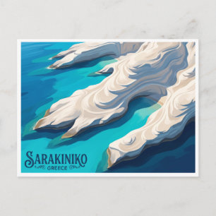 Carte Postale Plage de Sarakiniko Milos Grèce