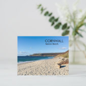Carte Postale Plage de Sennen Cornouailles Angleterre (Debout devant)