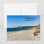Carte Postale Plage de Sennen Cornouailles Angleterre (Devant / Derrière)