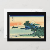 Carte Postale Plage de Shichiri dans la province de Sagami (par (Devant / Derrière)