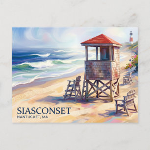 Carte Postale Plage de Siasconset USA