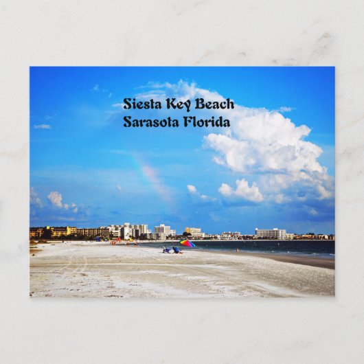 Carte Postale Plage de Siesta Key (Devant)