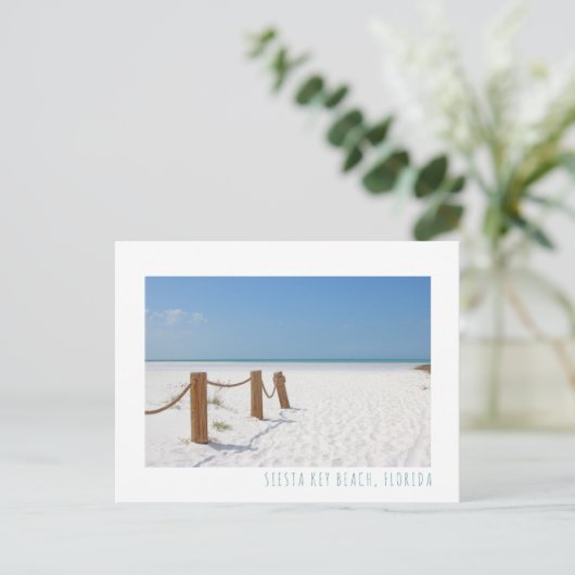 Carte Postale Plage de Siesta Key (Debout devant)