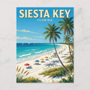 Carte Postale Plage de Siesta Key Floride