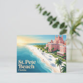Carte Postale Plage de St. Pete États-Unis (Debout devant)