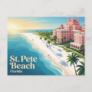 Carte Postale Plage de St. Pete États-Unis