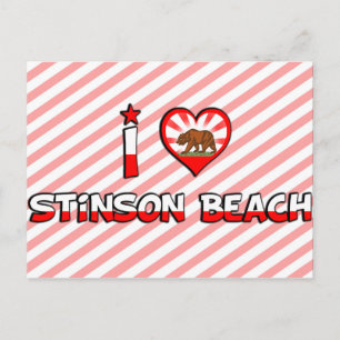 Carte Postale Plage de Stinson, CA