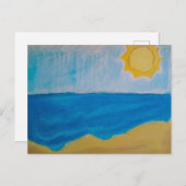 Carte Postale Plage de Sunny (Devant / Derrière)