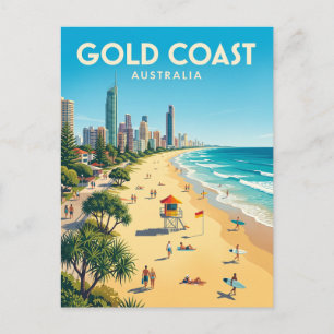Carte Postale Plage de Surfers Paradise Australie