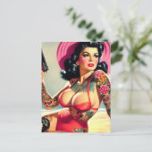 Carte Postale Plage de tatouage (Debout devant)