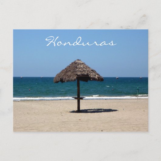 Carte Postale plage de Tela (Devant)