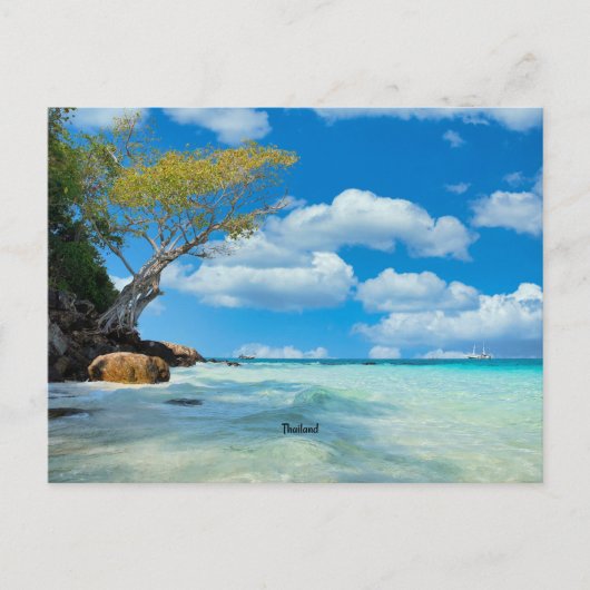 Carte Postale Plage de Thaïlande (Devant)