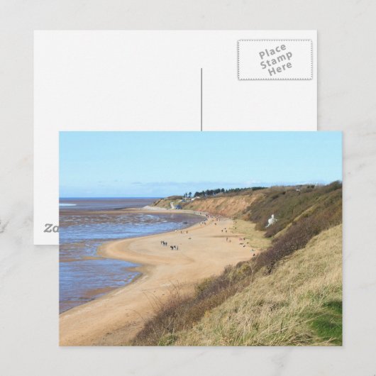 Carte Postale Plage de Thurstaston (Devant / Derrière)