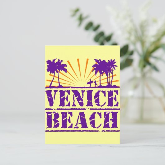 Carte Postale Plage de Venice (Debout devant)