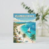 Carte Postale Plage de Vilankulo Mozambique (Debout devant)