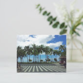 Carte Postale Plage de Waikiki Hawaï (Debout devant)