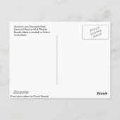 Carte Postale Plage de Waikiki, Hawaii (Dos)