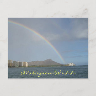 Carte Postale Plage de Waikiki, Hawaii