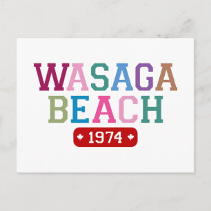 Carte Postale Plage de Wasaga 1974
