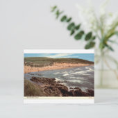 Carte Postale Plage de Woolacombe Sands Vintage Devon (Debout devant)