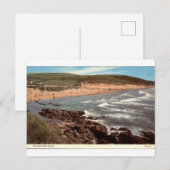 Carte Postale Plage de Woolacombe Sands Vintage Devon (Devant / Derrière)