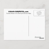 Carte Postale Plage de Xcacel (Dos)