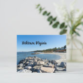 Carte Postale Plage de Yorktown en Virginie (Debout devant)