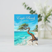 Carte Postale Plage d'Eagle Aruba (Debout devant)