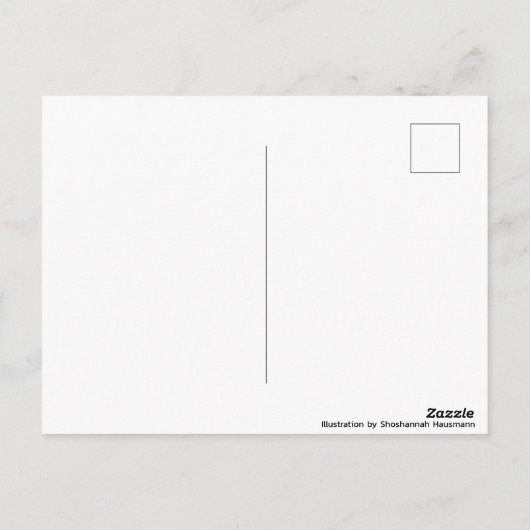 Carte Postale Plage d'illustration de Morro Bay Central Californ (Dos)