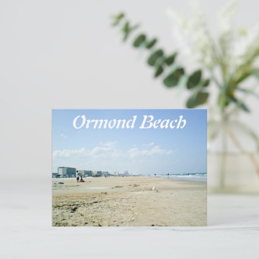 Carte Postale plage d'ormond (Debout devant)