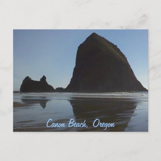 Carte Postale Plage du canon de la côte de l'Oregon (Devant)