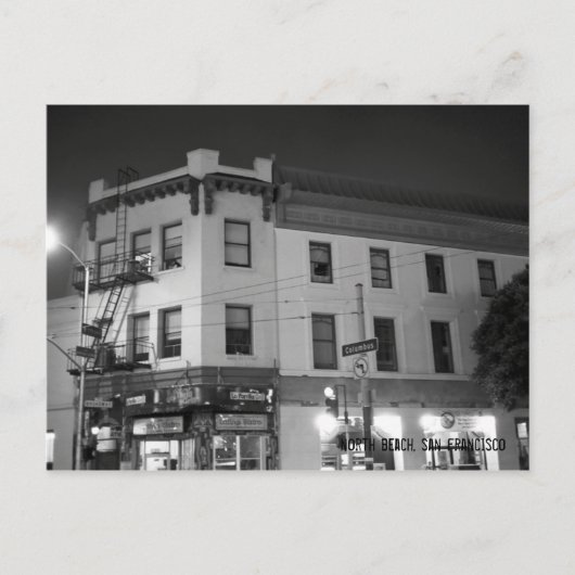 Carte Postale plage du nord, san francisco (Devant)