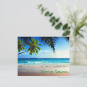 Carte Postale Plage du Paradis tropical (Debout devant)