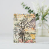 Carte Postale Plage du poulpe Antique Coastal Steampunk (Debout devant)