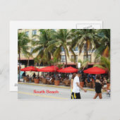 Carte Postale Plage du sud (Devant / Derrière)