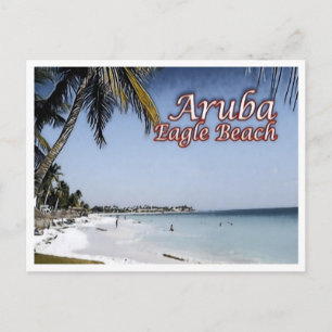 Carte Postale Plage Eagle - Aruba -