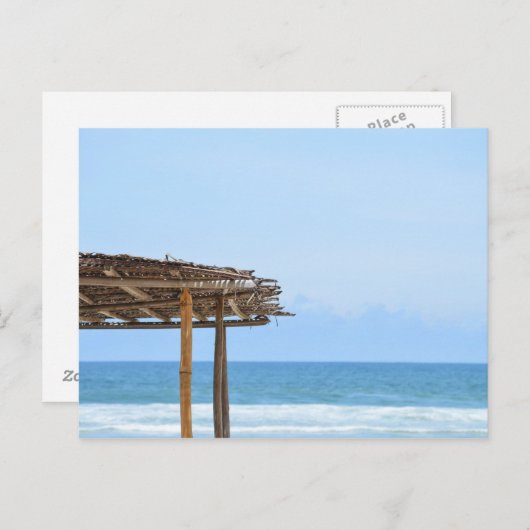 Carte Postale Plage en Afrique (Devant / Derrière)