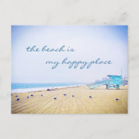 Plage Est Mon Heureux Lieu Script Vacances Califor