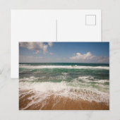 Carte Postale Plage et paysage marin (Devant / Derrière)