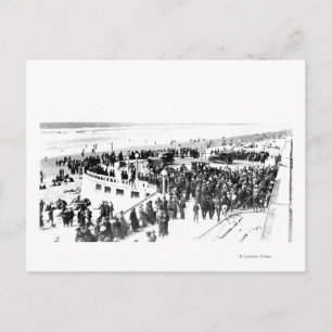 Carte Postale Plage et promenade en bord de mer Photographie 2