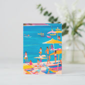 Carte Postale Plage été (Debout devant)