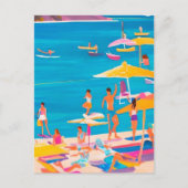 Carte Postale Plage été (Devant)