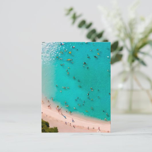 Carte Postale Plage été (Debout devant)